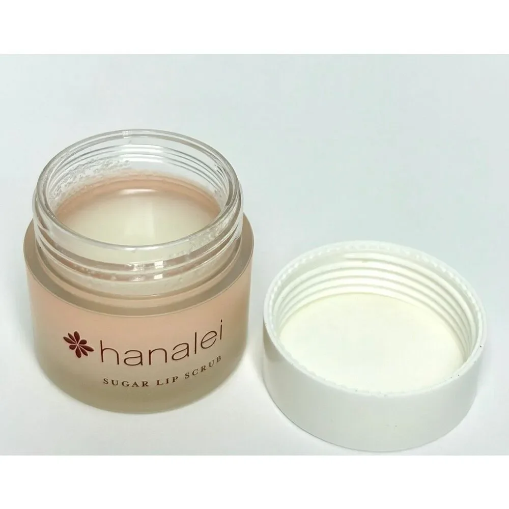 Hanalei Vegan Sugar Lip Scrub ~ Island Powered Beauty Full Size .78 fl oz New